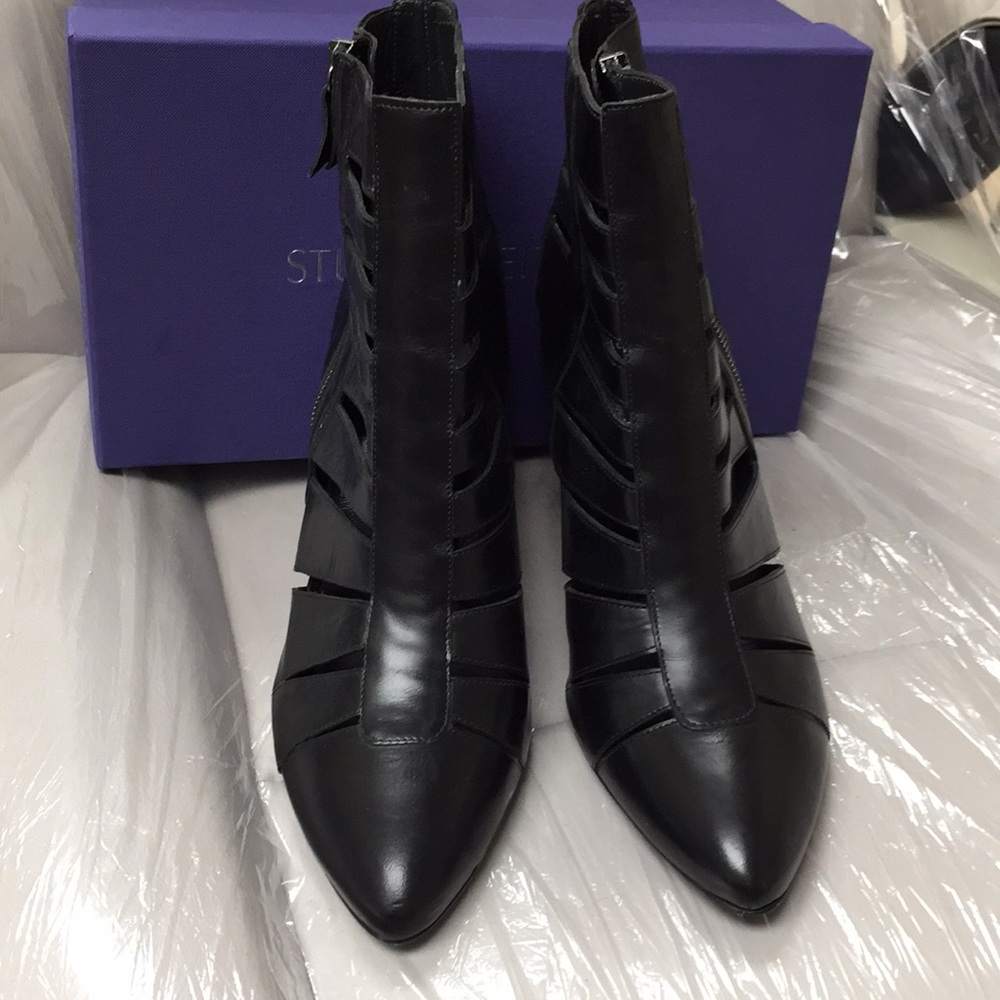 Stuart Weitzman Leather Booties NeverUsed - Picture 3 of 8